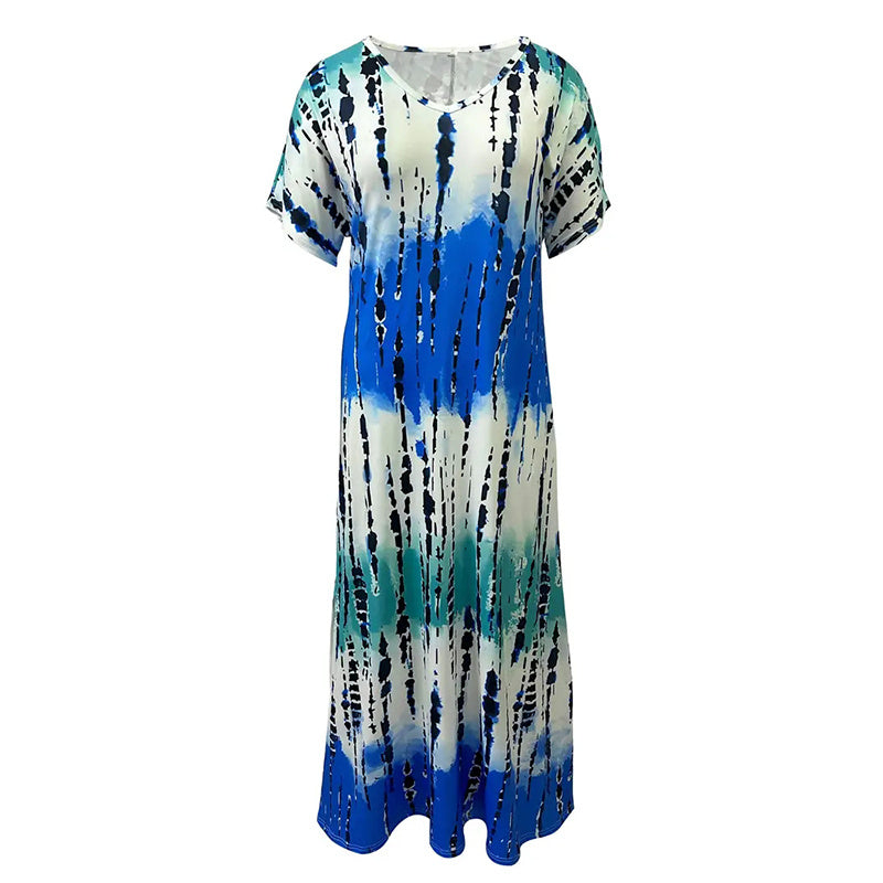 Jasmine Dress Short Sleeve V Neck !