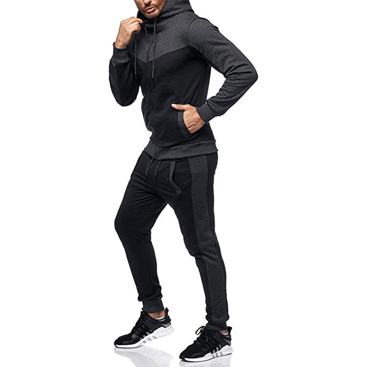 2pc Men's Hooded Color Set