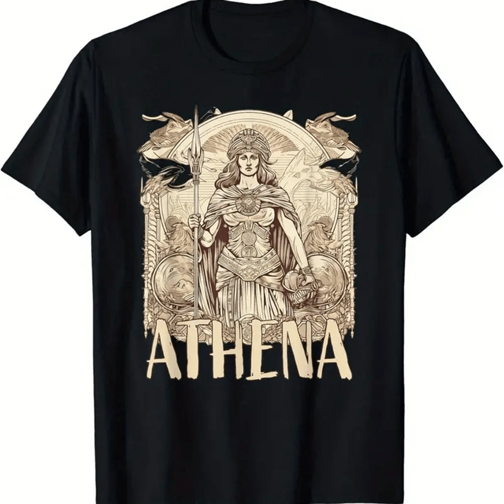 Men's Creative Tops, Casual Short Sleeved Round Neck T-shirts, Summer Outdoor Men's Clothing