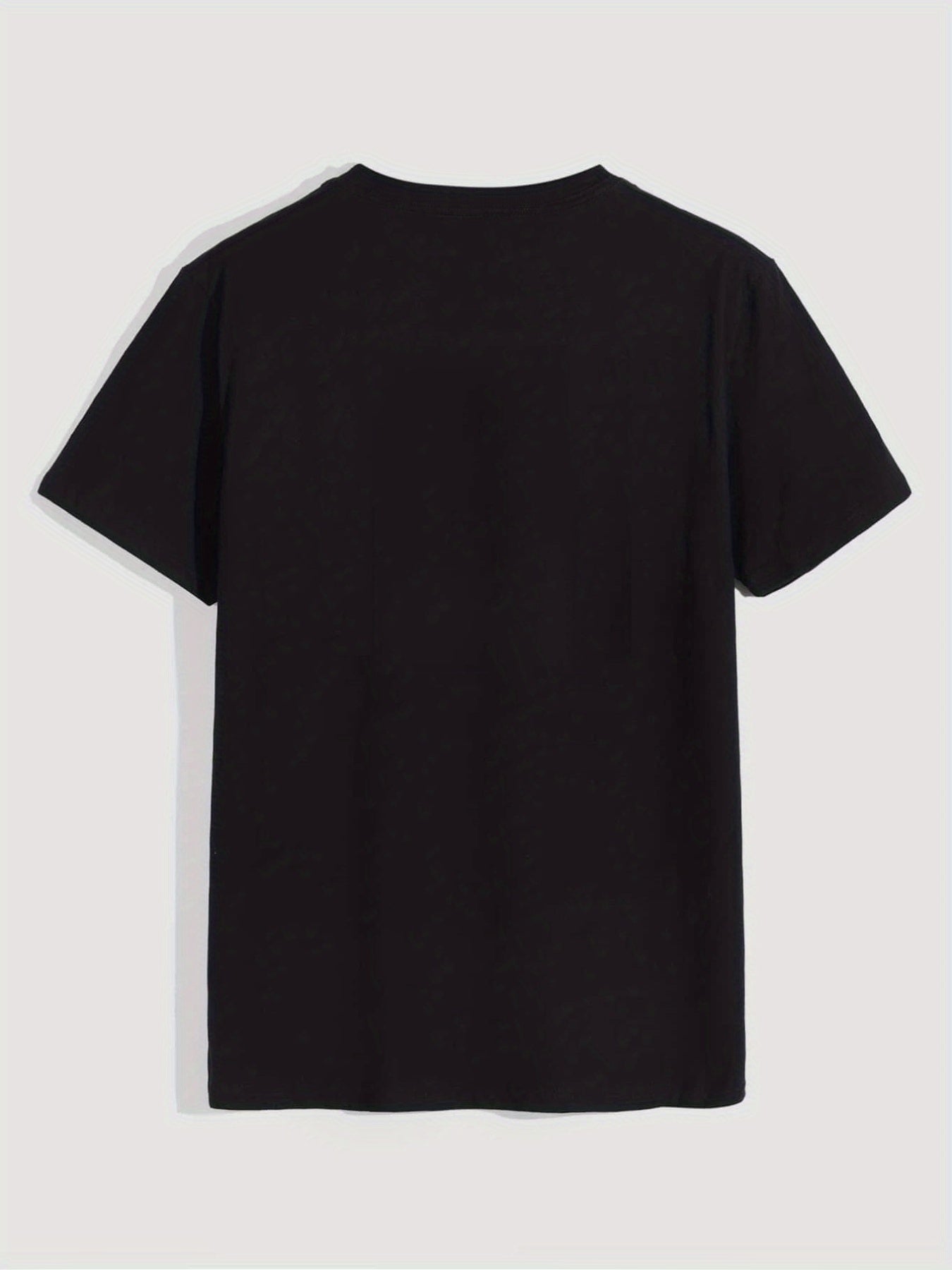 Rocky Mountains, Men's Casual Slightly Elastic Round Neck Pattern T-shirt, Summer Men's Clothing