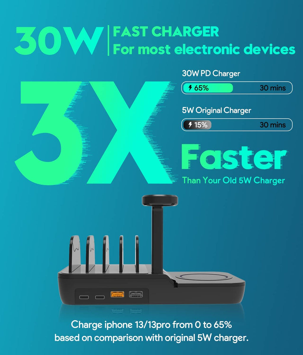 70W Charging Station  5 In 1 Fast Charging new!