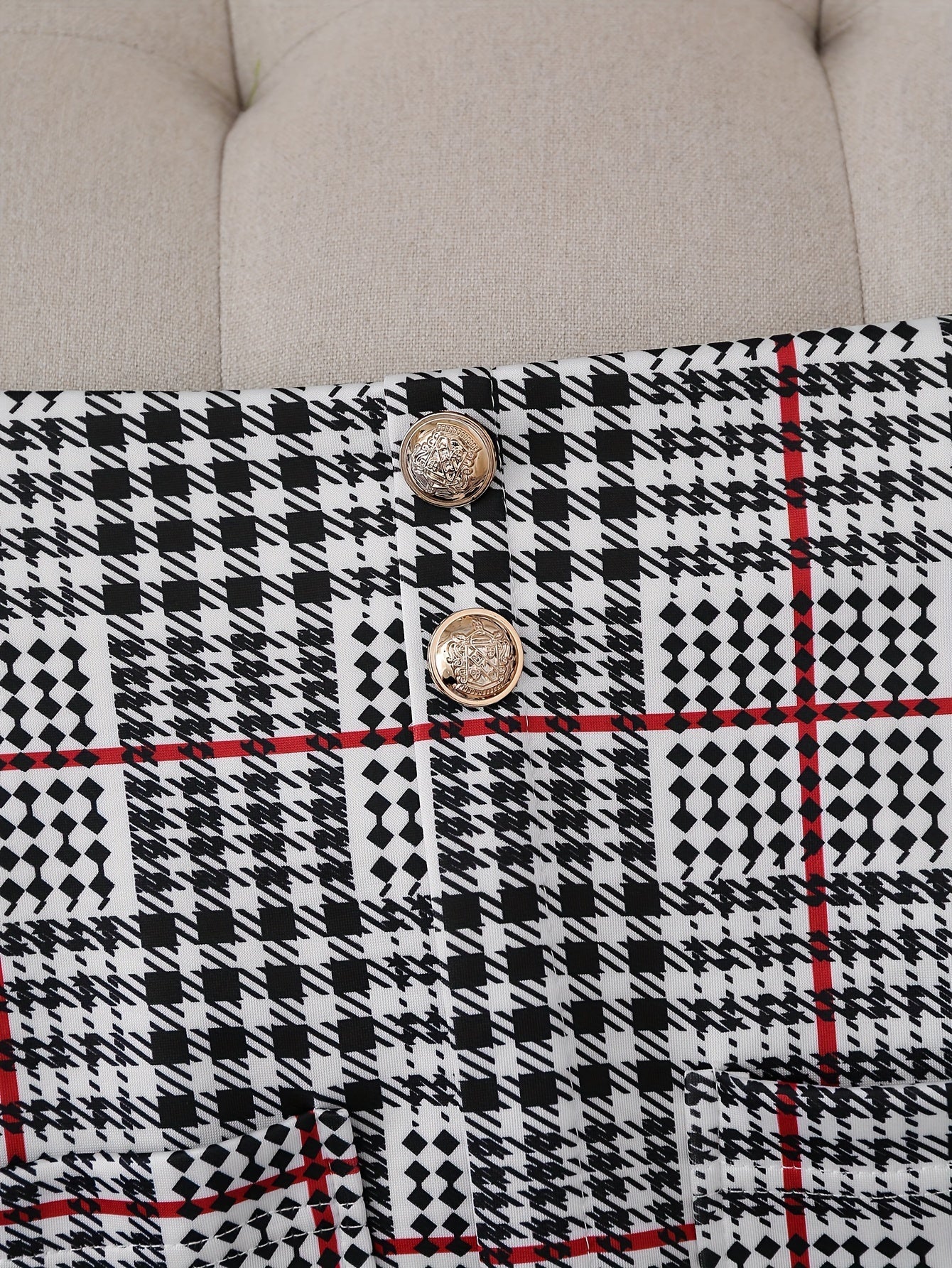 2 piece Skirt Suit Jacket And High Waist Skirt,