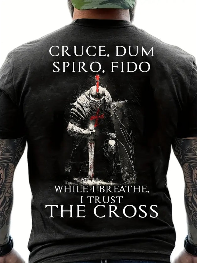 Print T-Shirt, Men's T-Shirt, Summer, Spring, Fall Casual Short Sleeve T-Shirt, Top As A Gift