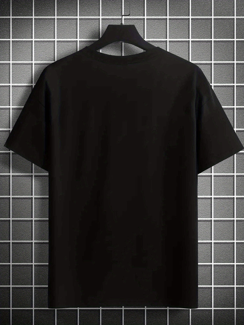 Men's Short Sleeved T-shirt With Line Star Pattern Printed Casual Round Neck T-shirt, Suitable For Summer, Breathable And Comfortable Outdoor Sports Top