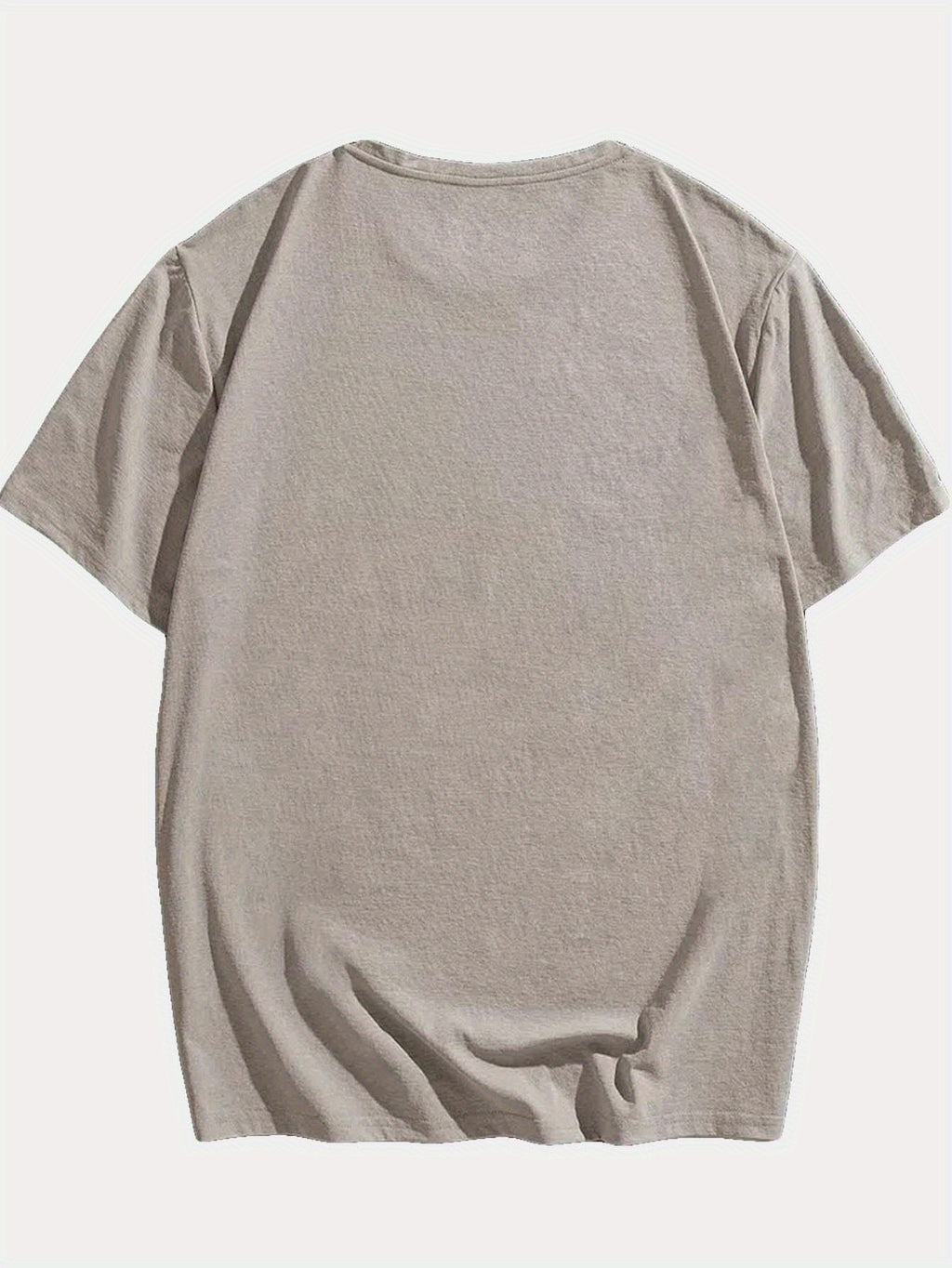Chris Illustrated Printed Casual Short Sleeved T-shirt, Men's Round Neck Multifunctional Summer Outdoor Top