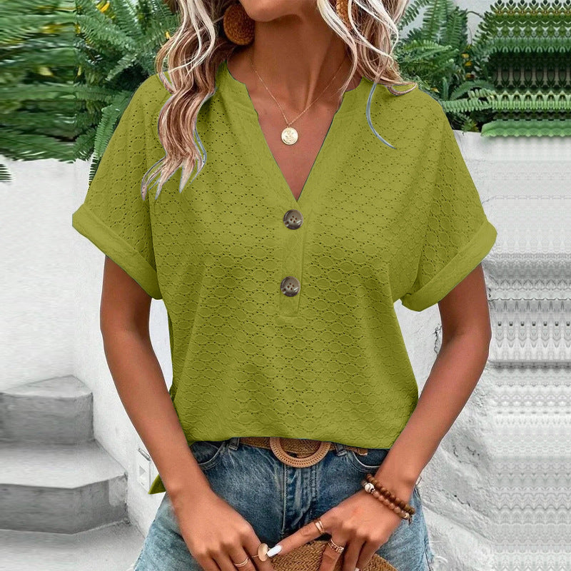 V-Neck Ladies Wear t shirt