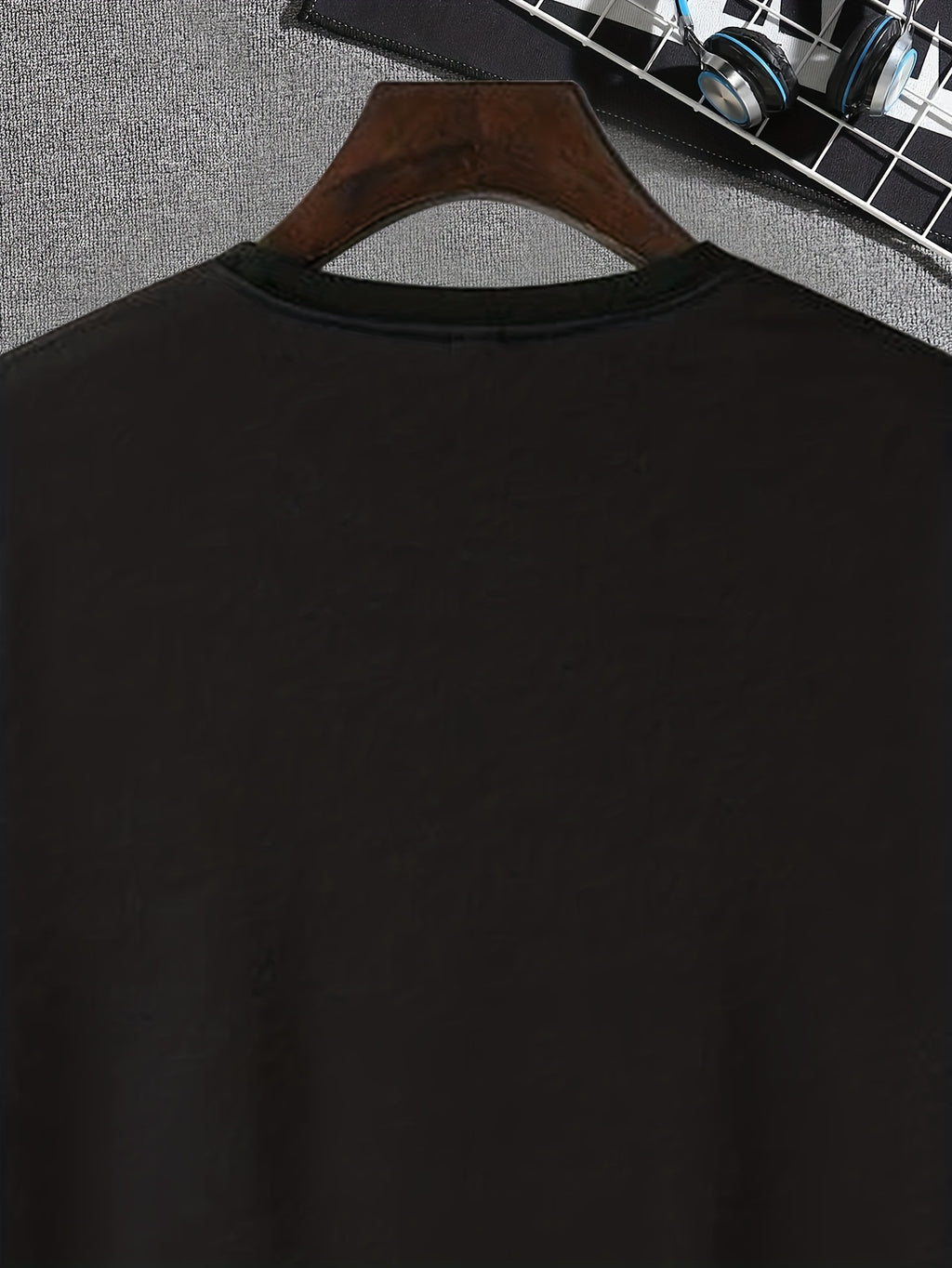 Abstract Letter A Print, Men's Pattern T-shirt, Summer Casual Comfortable T-shirt, Men's Clothing