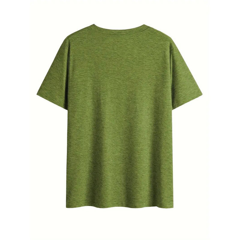 Women's V-Neck T-Shirt 'Mom Grandma Great-Grandma' Letter Print Casual Summer Top