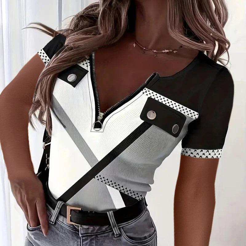 Ladies T-Shirt, Summer Top