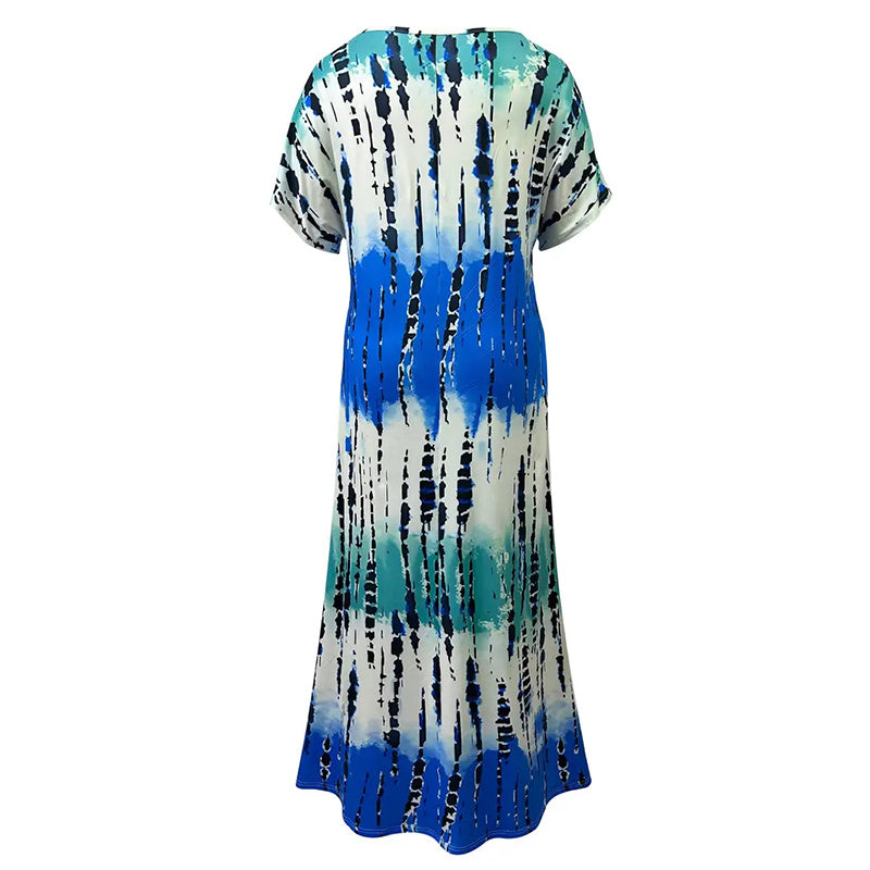 Jasmine Dress Short Sleeve V Neck !