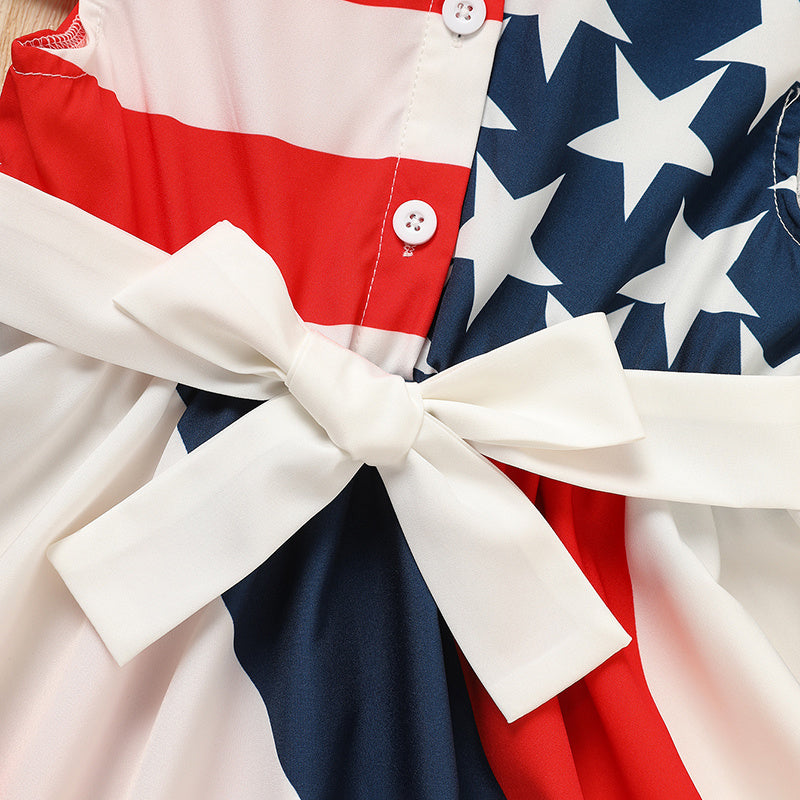 4th of July young Girls dress
