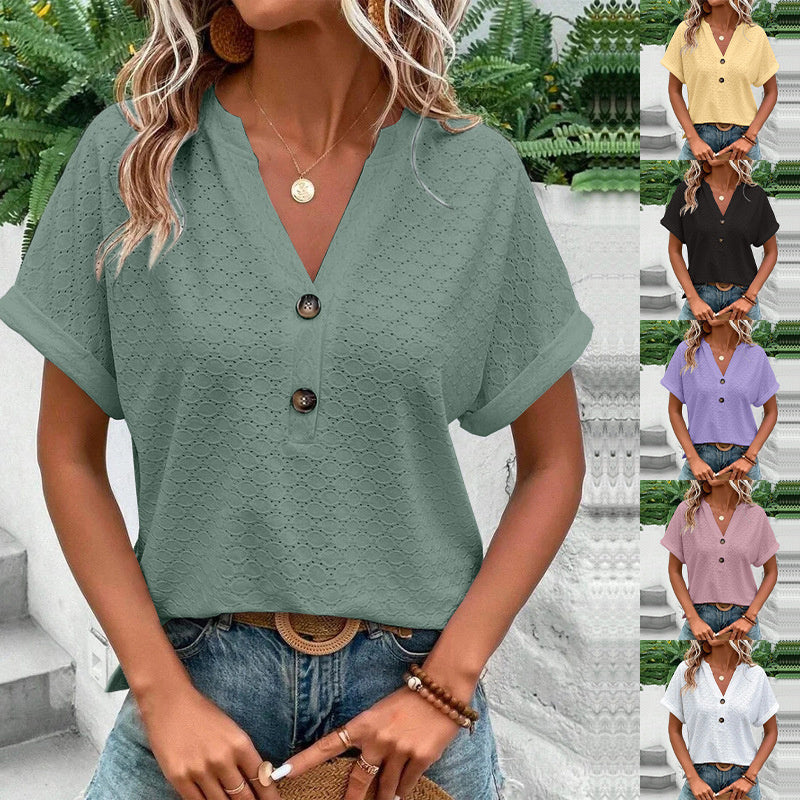 V-Neck Ladies Wear t shirt