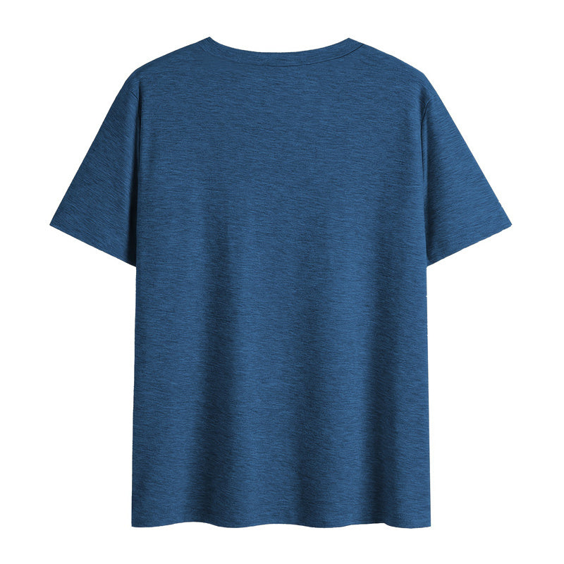 Women's V-Neck Short Sleeve T-Shirt - 'One Day At A Time' Inspirational Print Casual Summer Top
