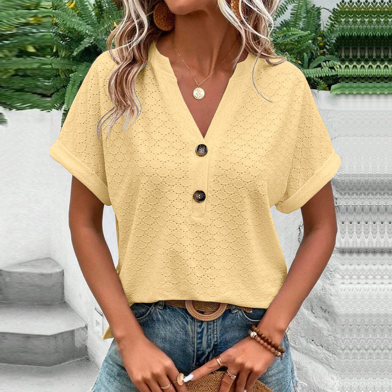 V-Neck Ladies Wear t shirt