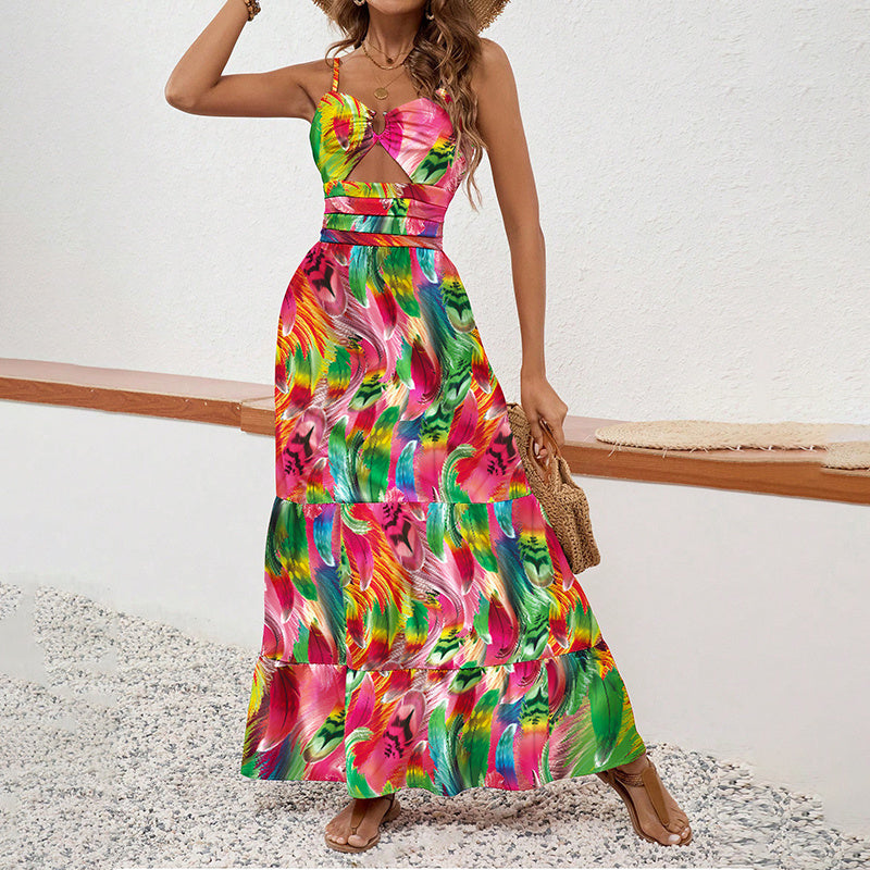 Tash's Vibe Fashion Spaghetti Sun Dress
