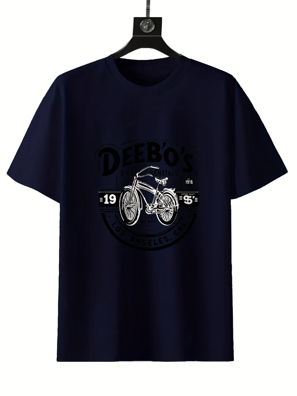 Round Neck Printed T-shirt Casual Short Sleeved Top For Spring And Summer, Personalized And Comfortable For Both Men And Women