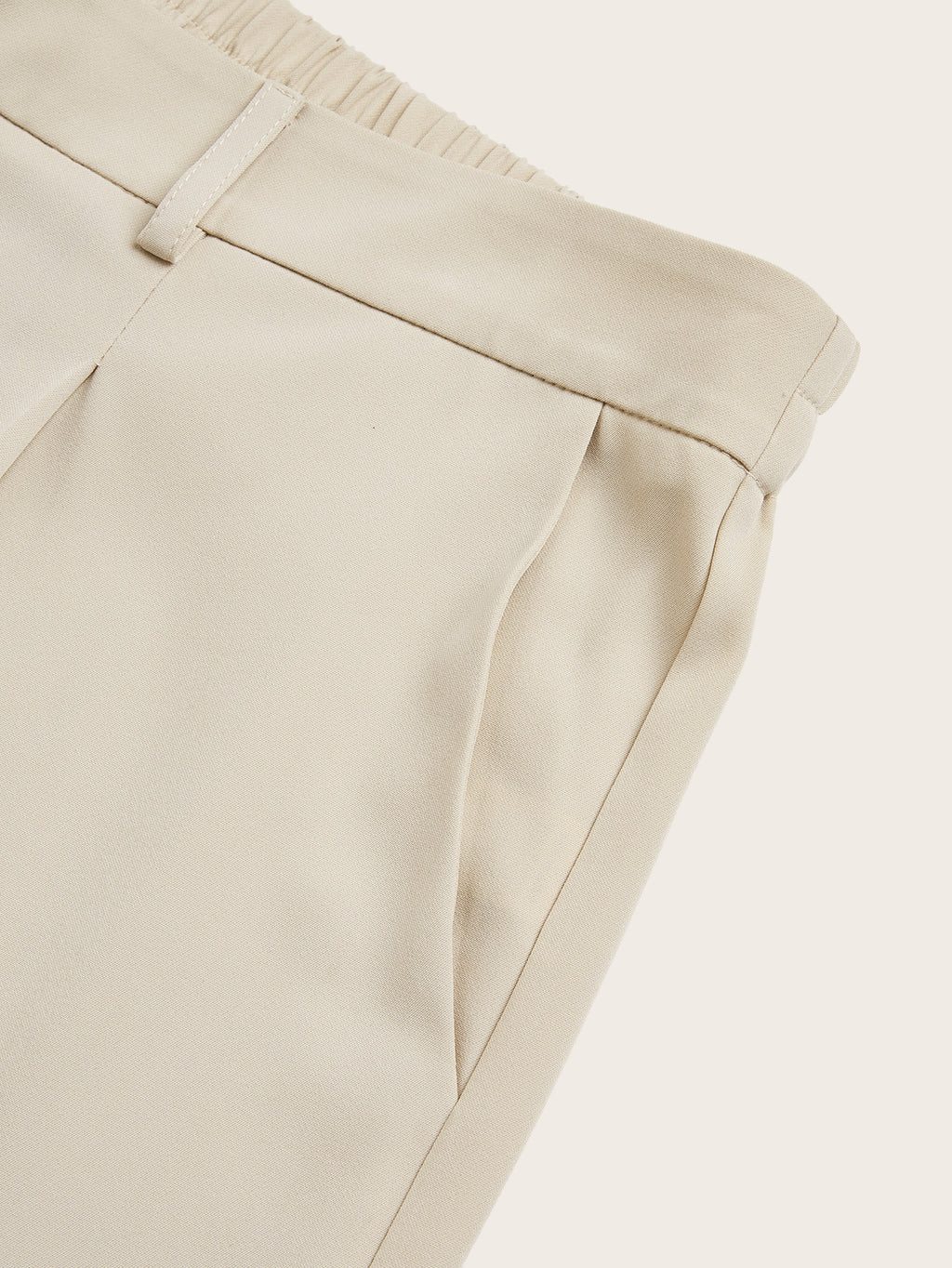 Women's Plus Size High Waist Straight Leg Trousers - Elegant, Polyester, Machine Washable, Casual Suit Pants For Women