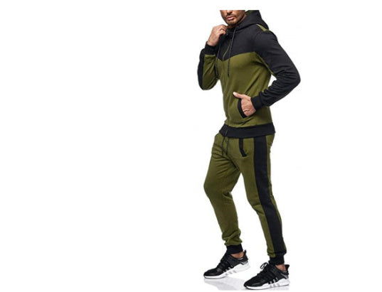 2pc Men's Hooded Color Set