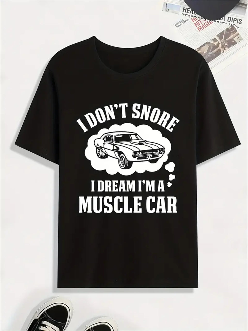 Men's Creative Tops, Casual Short Sleeved Round Neck T-shirts, Summer Outdoor Men's Clothing