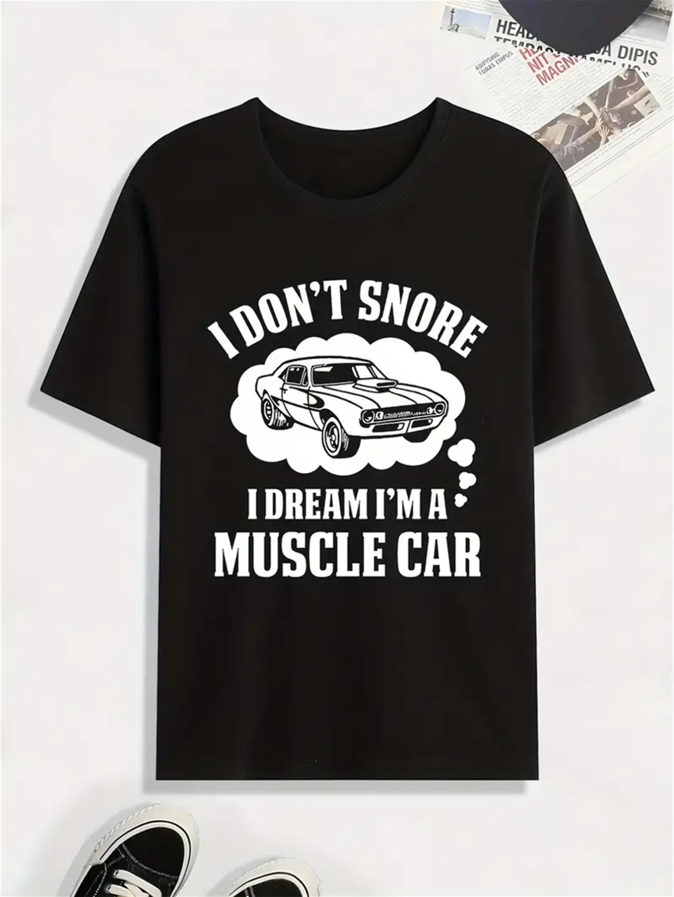 Men's Creative Tops, Casual Short Sleeved Round Neck T-shirts, Summer Outdoor Men's Clothing