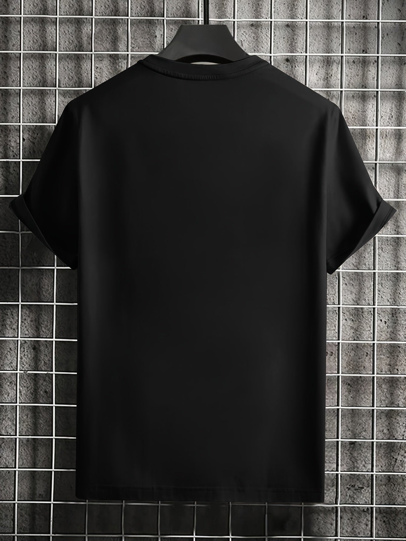 Los Angeles Graphic Men's Short Sleeved T-shirt, Comfortable Stretch Fashionable Summer T-shirt, Casual Daily Style Fashionable Clothing