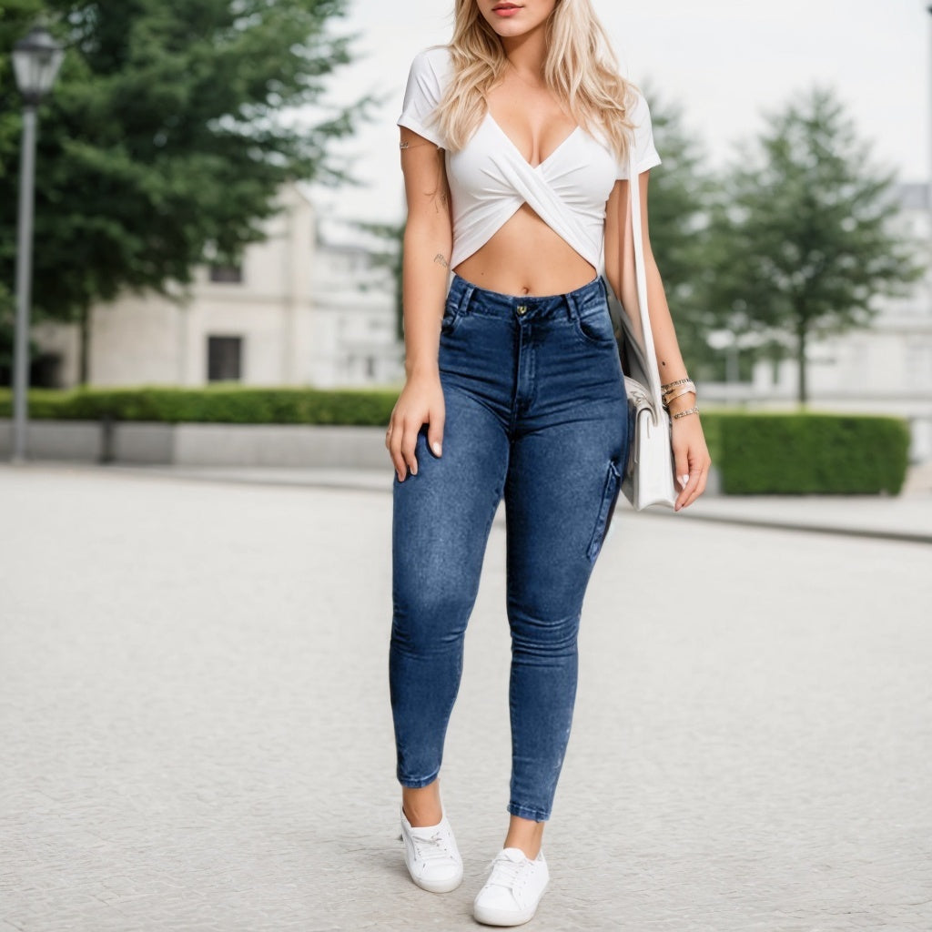Skinny Pencil Jeans