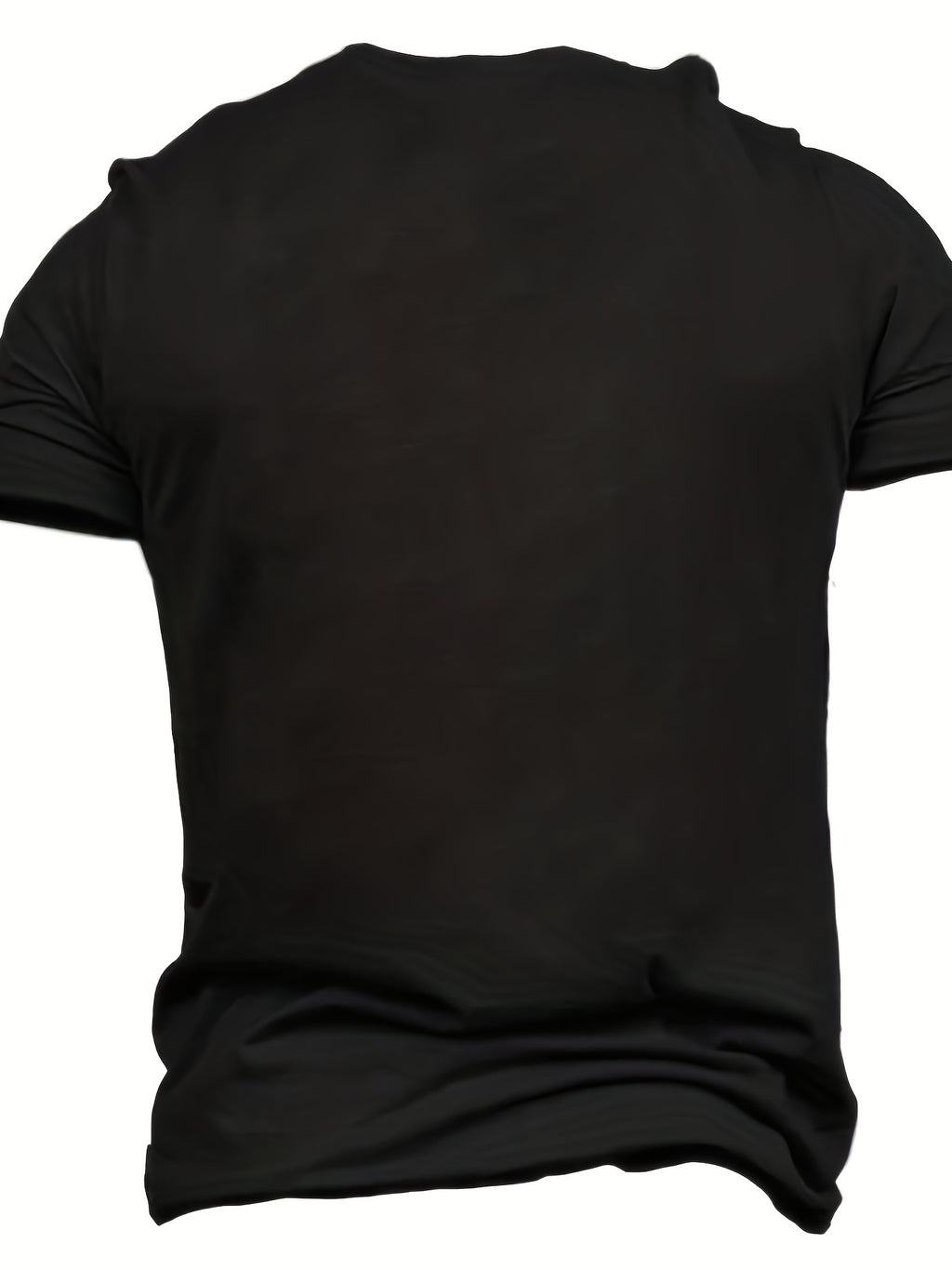 Large Size Men's Combat Shooting Pattern Printed T-shirt, Summer Fashionable Short Sleeved T-shirt, Suitable For Tall And Sturdy Men