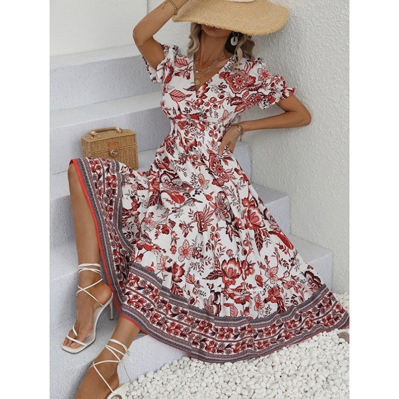 Floral Maxi Long Dress