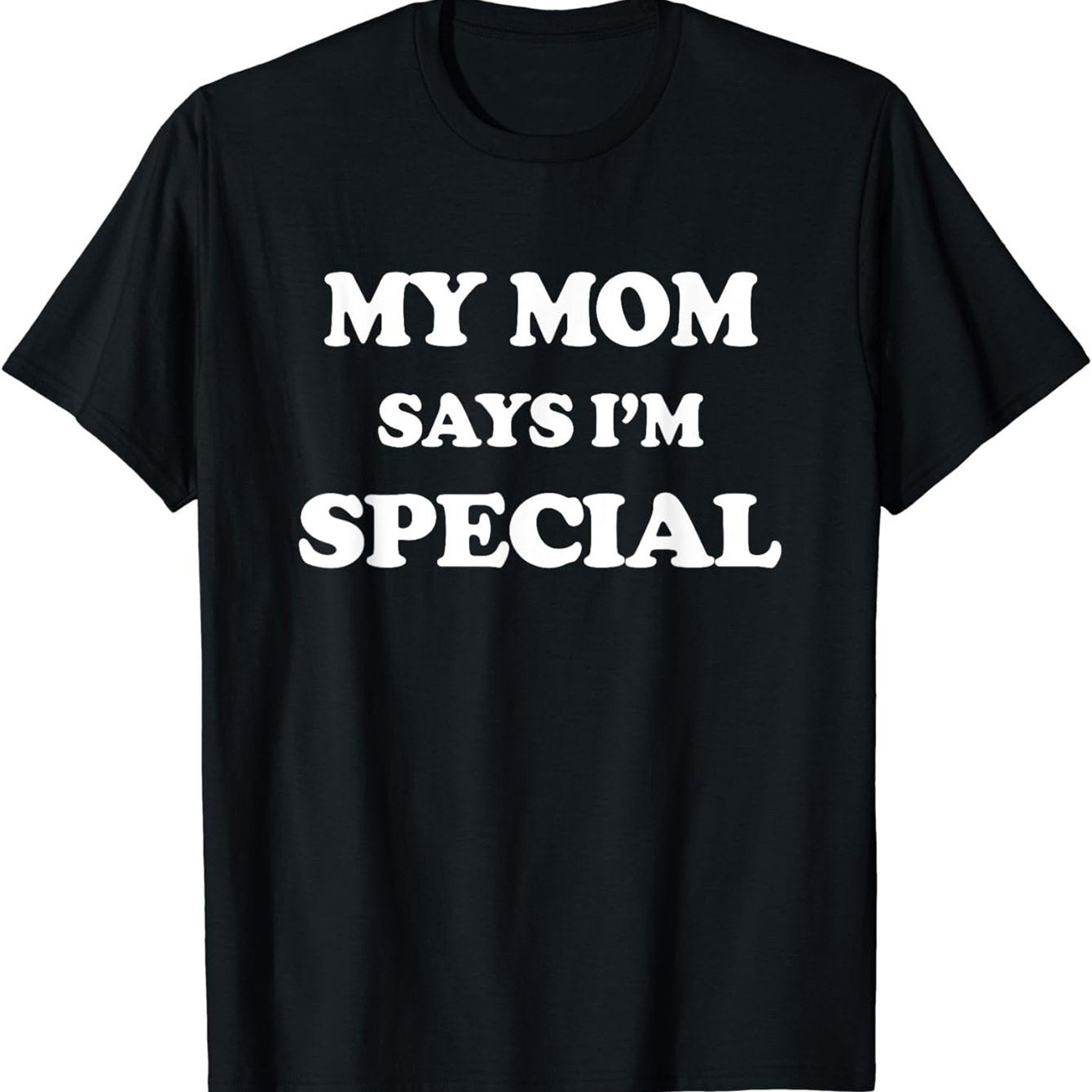 My Mother Said I Am A Special Printed Men's Fashionable Summer Short Sleeved Sports T-shirt With A Round Neck, Comfortable And Versatile