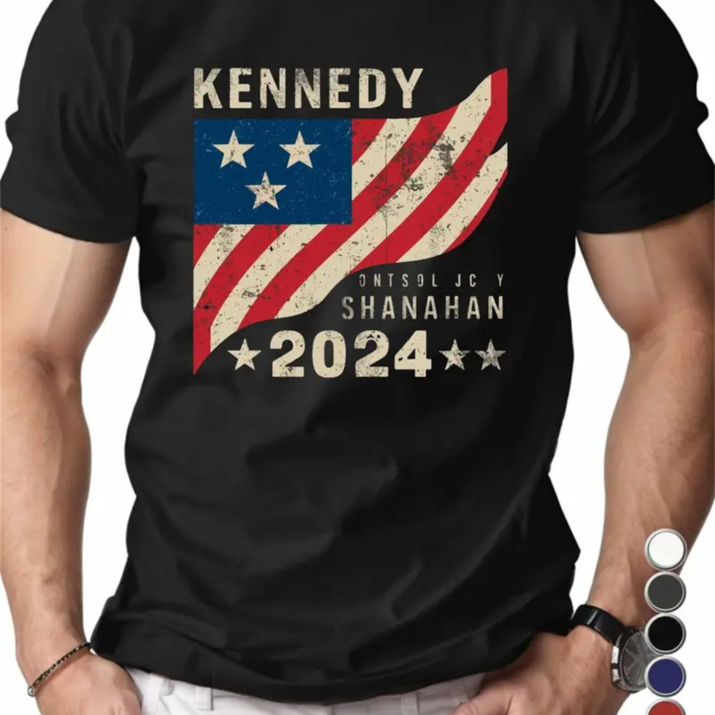 Men's Creative Tops, Casual Short Sleeved Round Neck T-shirts, Summer Outdoor Men's Clothing