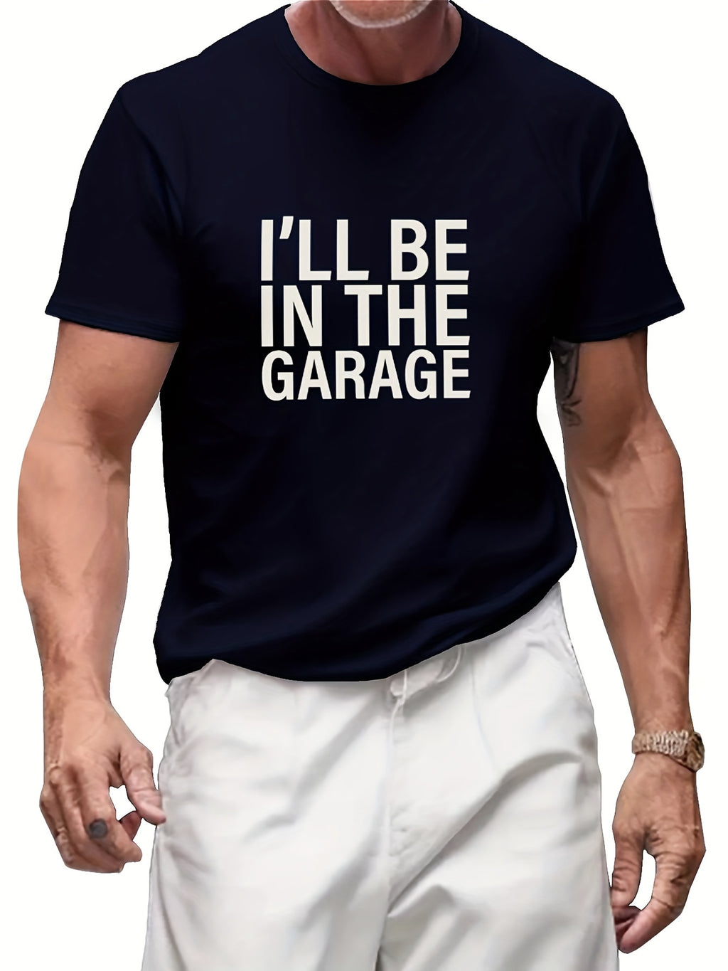 Round Neck Printed T-shirt Casual Short Sleeved Top For Spring And Summer, Personalized And Comfortable For Both Men And Women