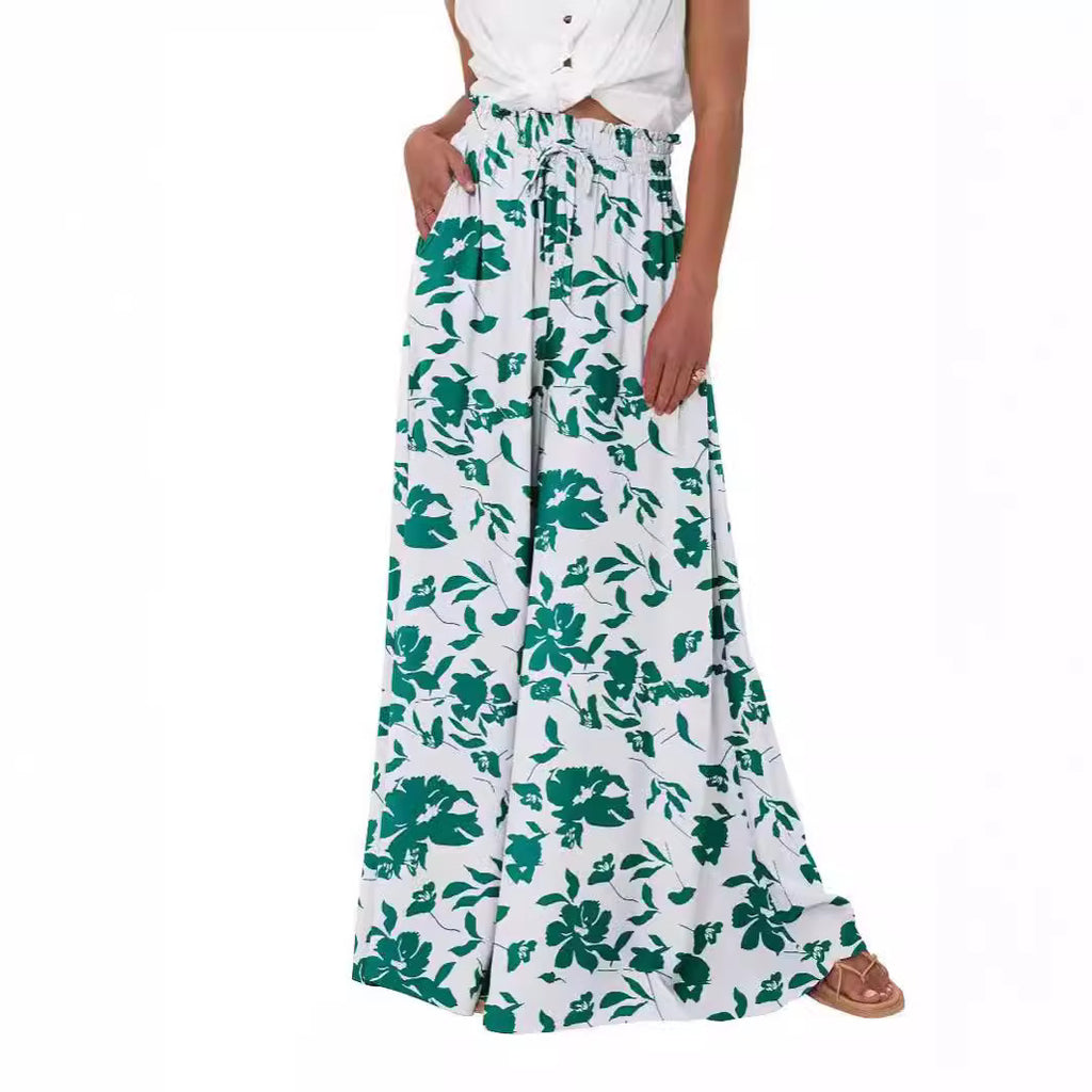 Women's High Waist Wide Leg Pants Casual Pants