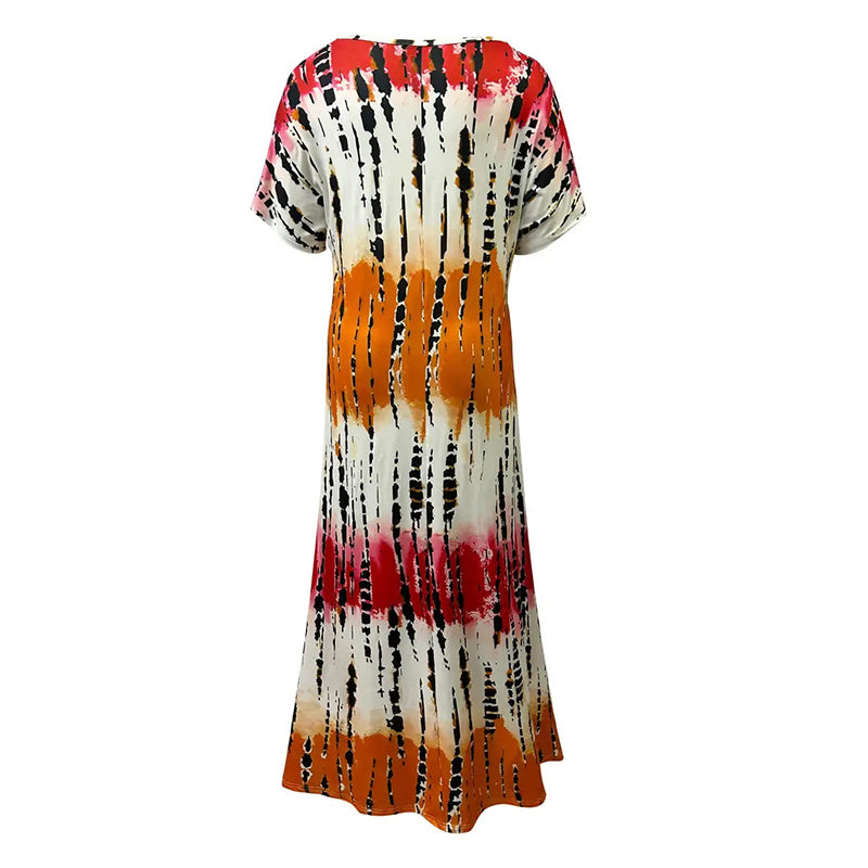Jasmine Dress Short Sleeve V Neck !