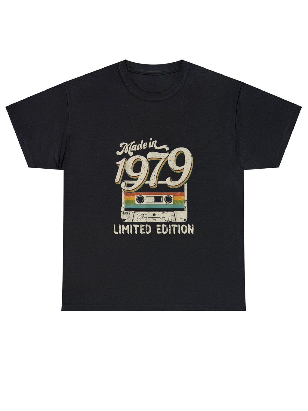 Printed Comfortable Cotton T-shirt, Summer Men's Casual Street Style Elastic Round Neck T-shirt