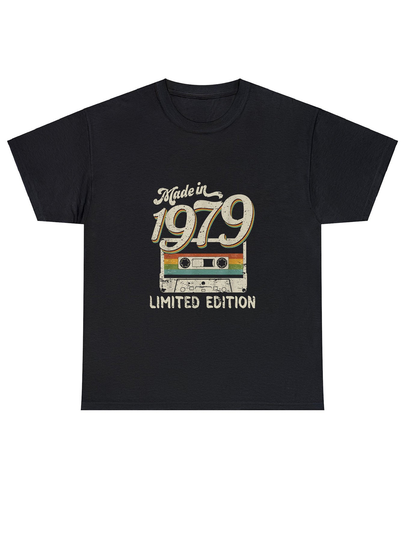 Printed Comfortable Cotton T-shirt, Summer Men's Casual Street Style Elastic Round Neck T-shirt