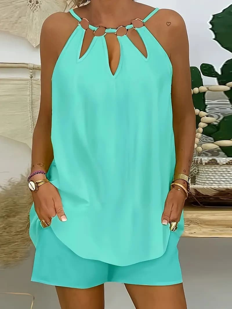 2pc Melisa Vibe top And Shorts