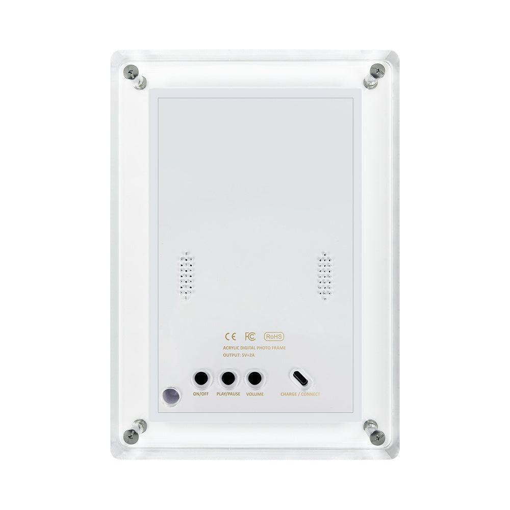 7 Inch WiFi Digital Photo Frame - 4GB IPS Acrylic Display
