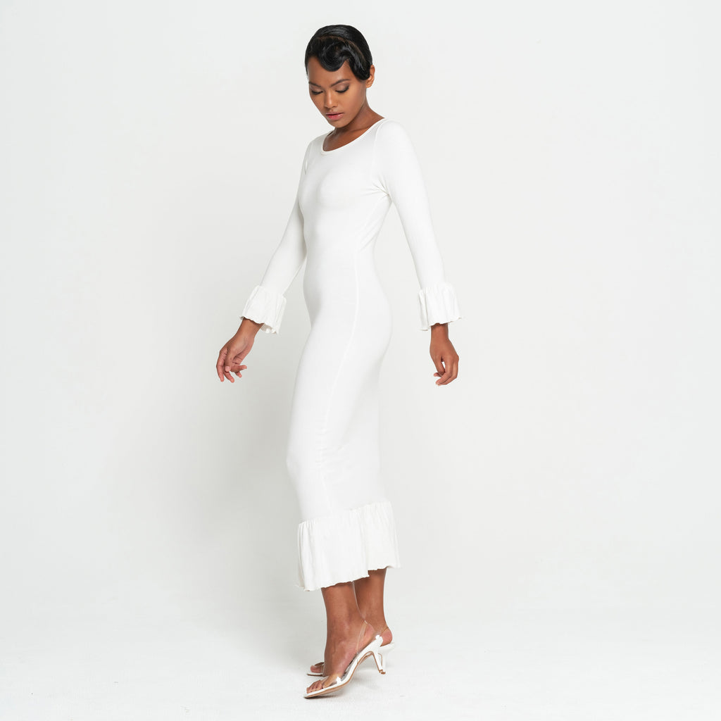 jasmine  Dress In Off-white