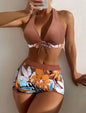 Women Spliced Lace Up Sporty fit Bra and Shorts