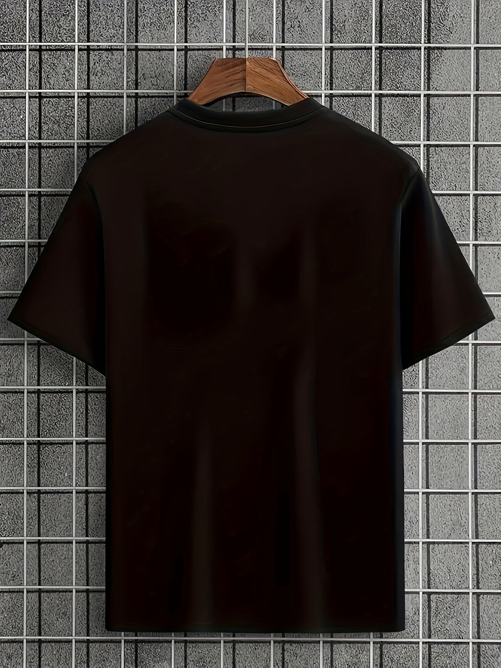 NO DAYS OFF Men's 3D Digital Printed Round Neck T-shirt, Casual Short Sleeve Top, Summer Outing Men's Novelty T-shirt