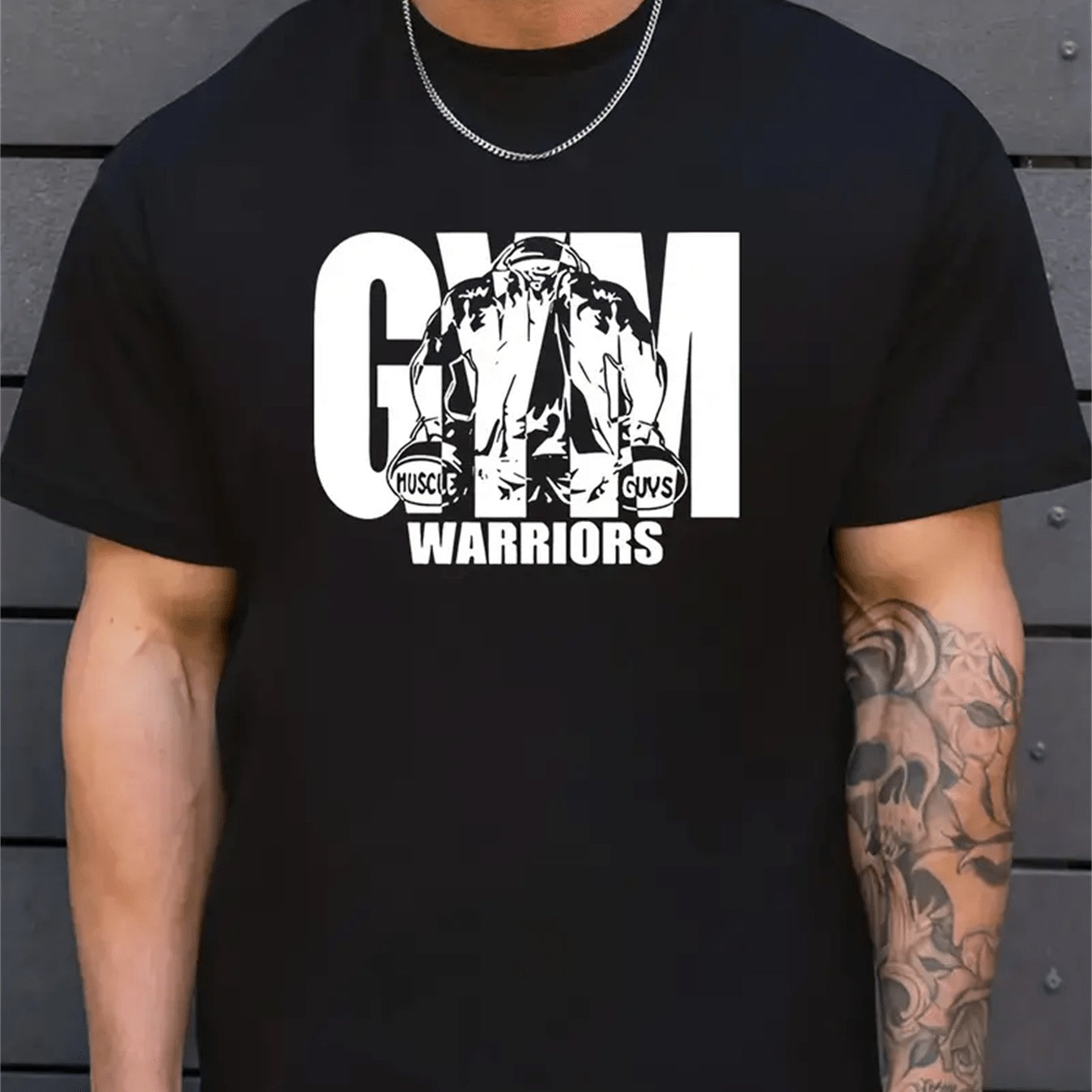 Men's Creative Tops, Casual Short Sleeved Round Neck T-shirts, Summer Outdoor Men's Clothing