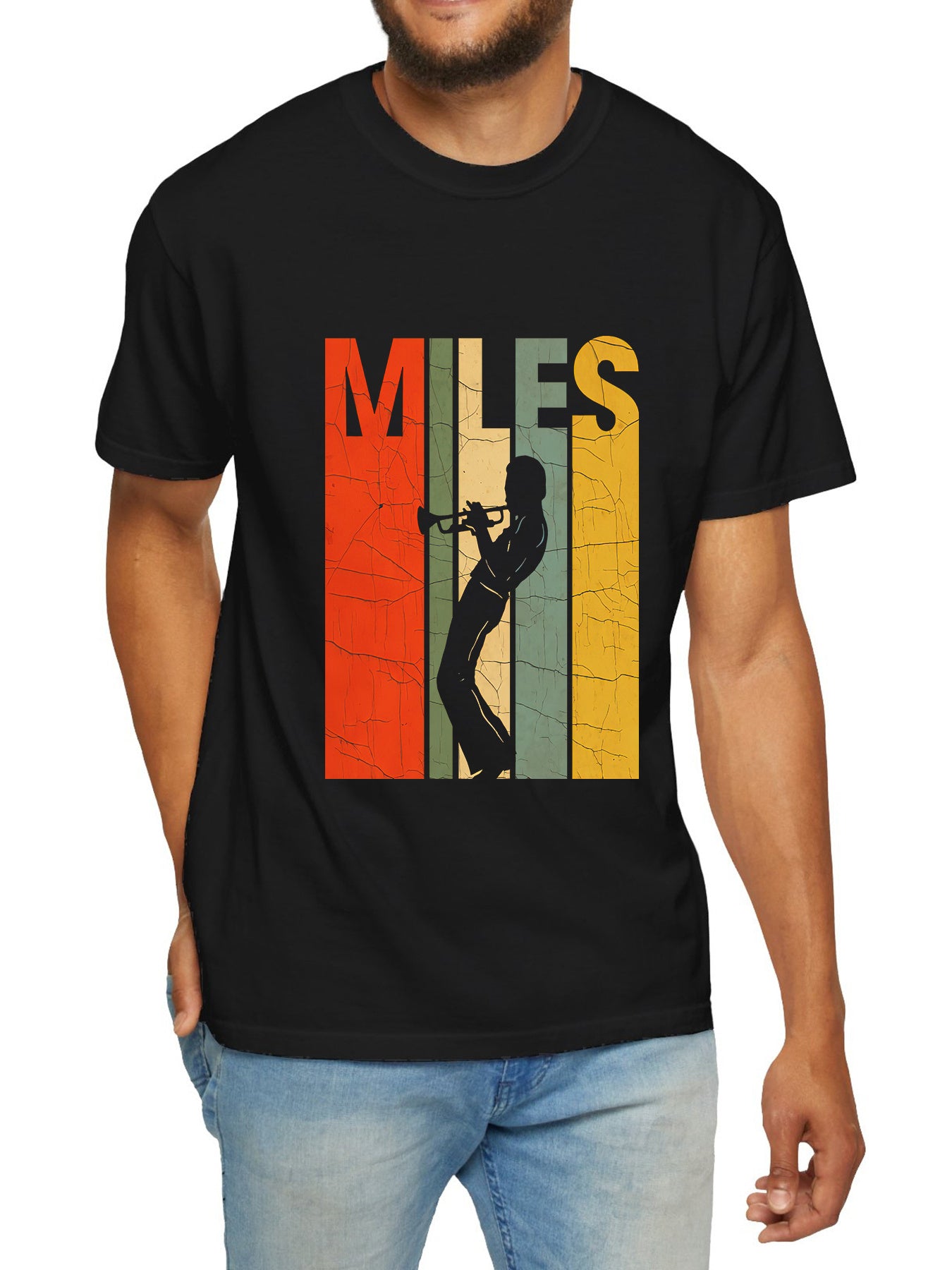 Fashionable Printed T-shirt, Men's Comfortable Short Sleeved Round Neck T-shirt, Men's Outdoor Activities In Summer