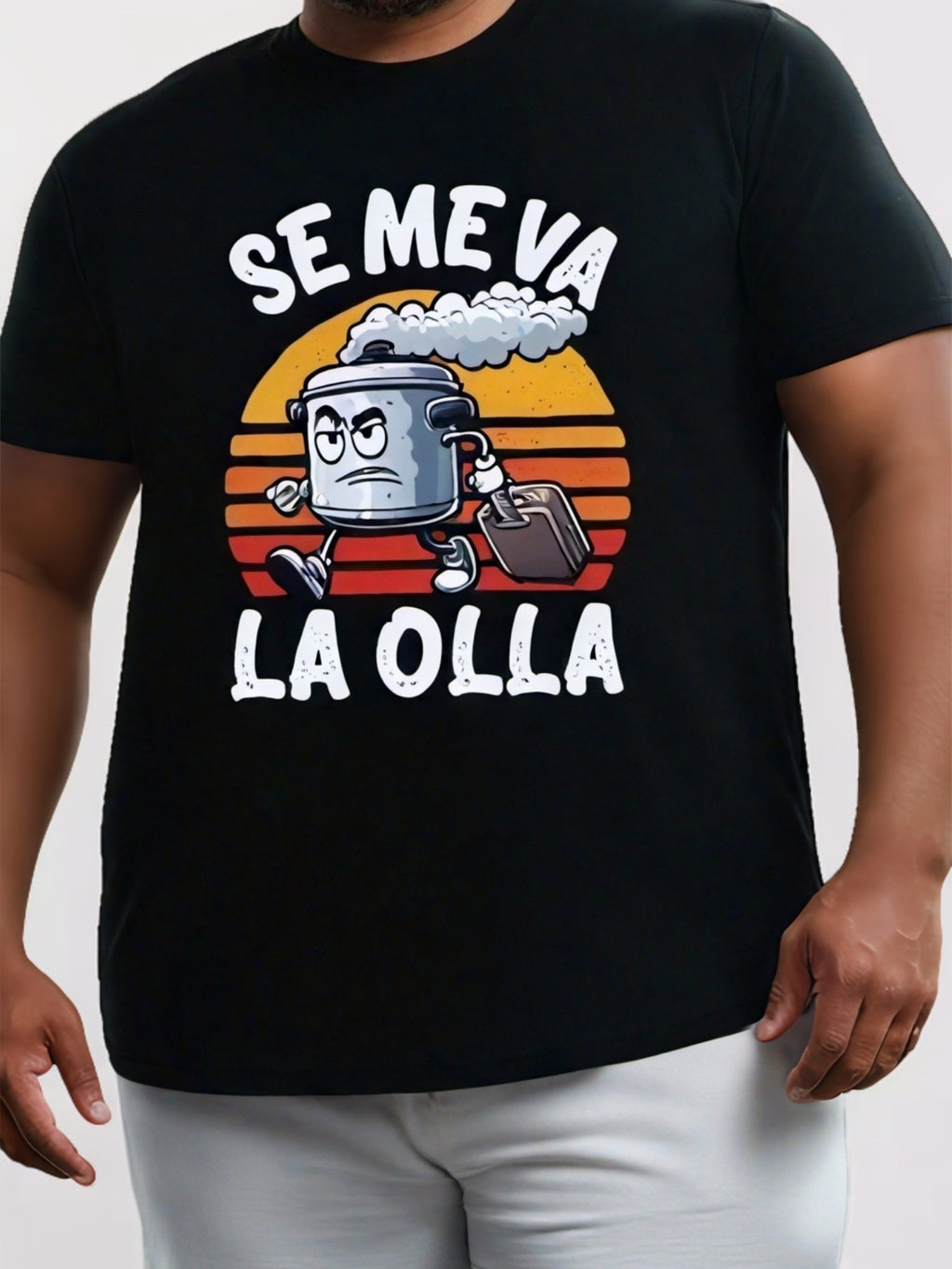 Men's Creative Tops, Casual Short Sleeved Round Neck T-shirts, Summer Outdoor Men's Clothing