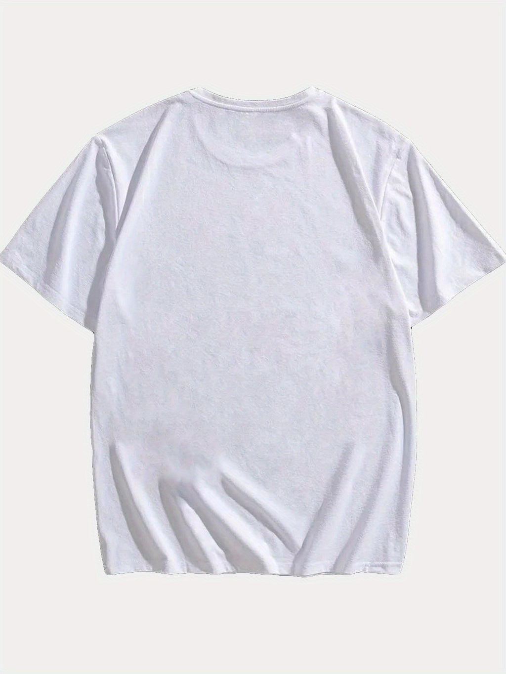 Chris Illustrated Printed Casual Short Sleeved T-shirt, Men's Round Neck Multifunctional Summer Outdoor Top