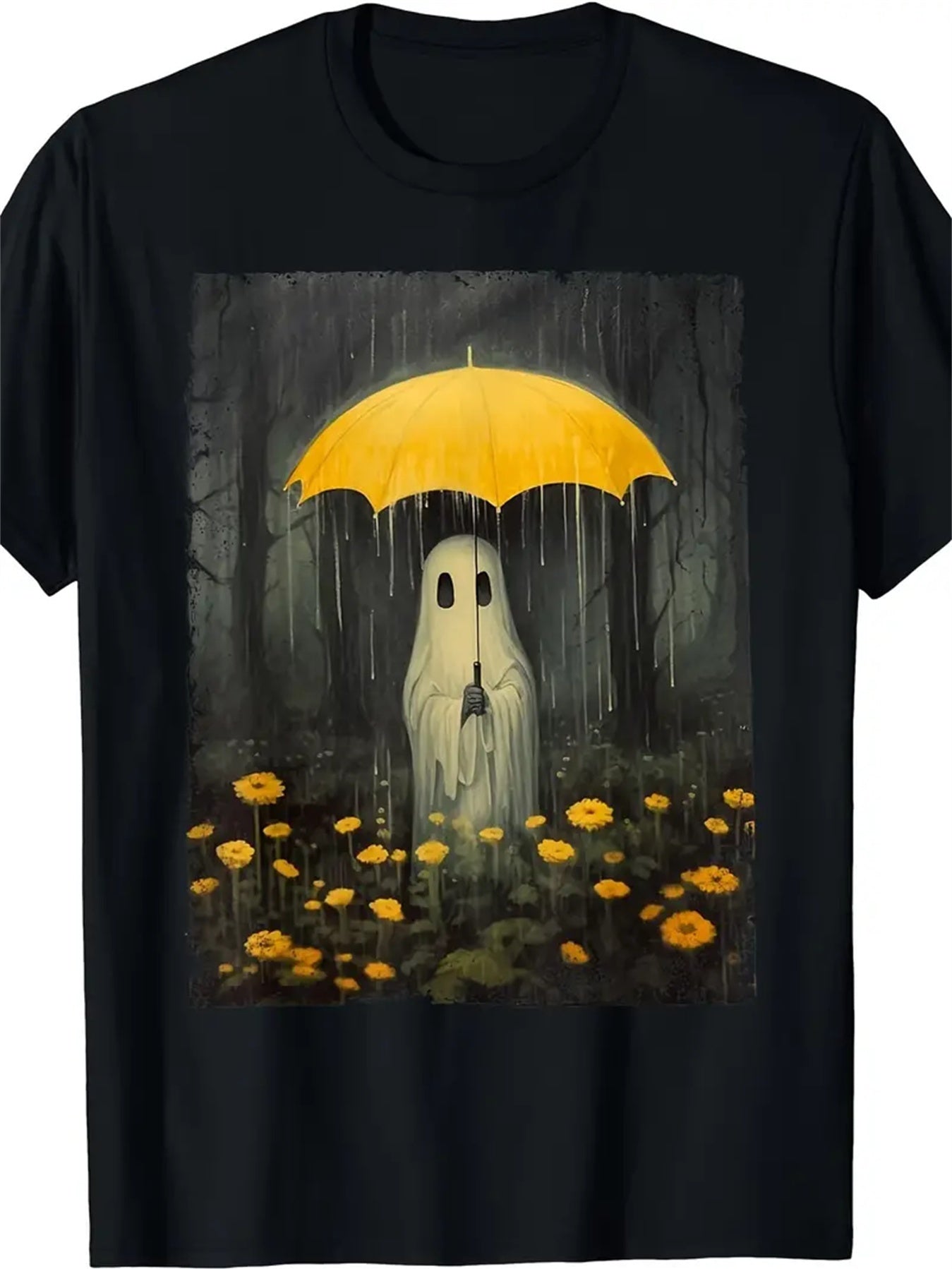 Extra Large Men's Letter Pattern Printed T-shirt - Soft Round Neck, Comfortable Fit, Slightly Elastic Knitted Fabric, Casual Summer T-shirt
