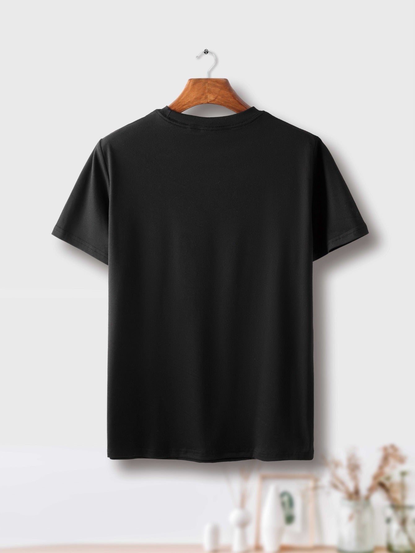 Cherish Water Resources And Drink More Beer. Men's Creative Printed Casual Novel T-shirt, Summer Spring Short Sleeved Top, Comfortable Fit, Fashionable Street Style Round Neck T-shirt, Suitable For Da