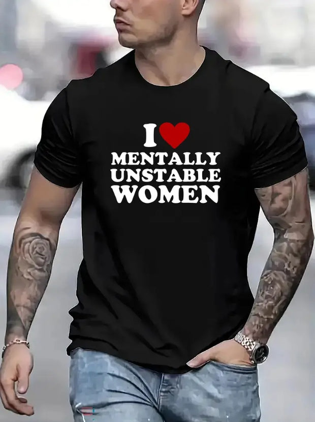 Summer Outdoor Digital Printed Men's Short Sleeved Round Neck T-shirt