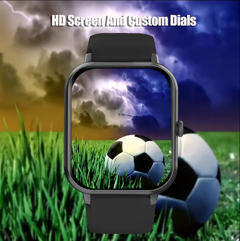 Smartwatch for Women and Men - Bluetooth Call Heart Rate Monitor Fitness Tracker Waterproof for iOS and Android