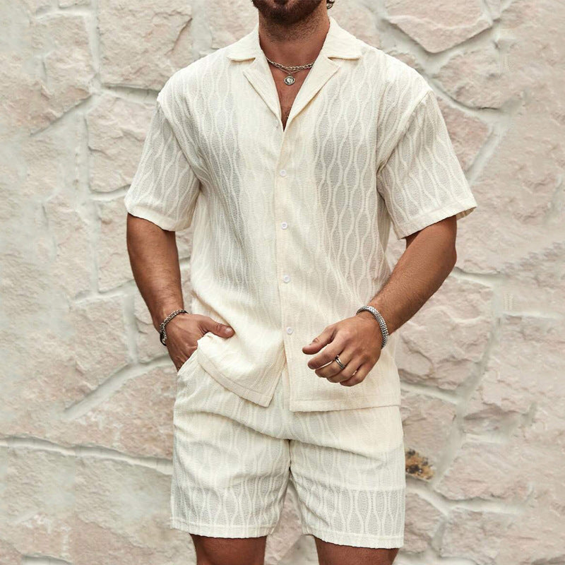 Two Pieces  All-match Outfits Male