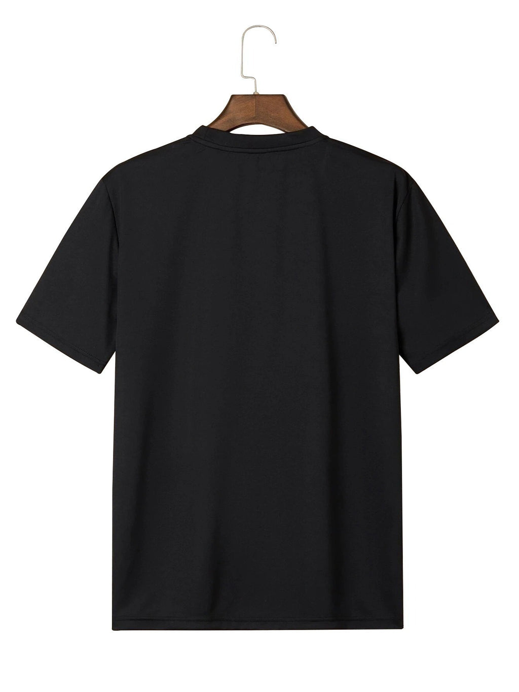 Color Travel Elements And Ship Print Men's T-shirt, Summer Casual Short Sleeved T-shirt